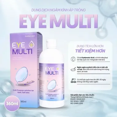 🧴 EYE PLUS MULTI SOLUTION –  360ml💜