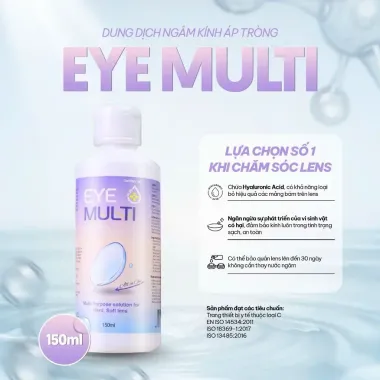 🧴 EYE PLUS MULTI SOLUTION – 150ml 💜 
