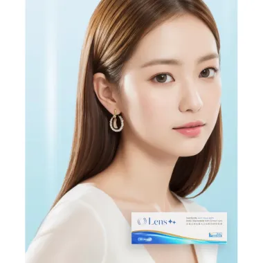 (Giá 1 chiếc) Lens 1 Ngày Trong Suốt Chống Ánh Sáng Xanh Xing Eyes
