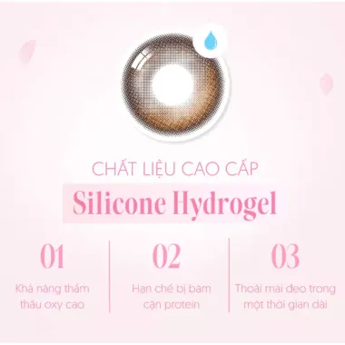 (GIÁ 1 CHIẾC) Lens 1 ngày Eyesme – CIDER BROWN giãn nhẹ 14.1mm