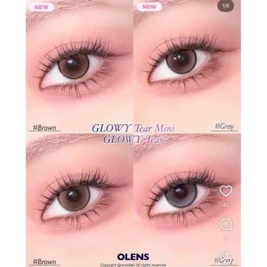 (GIÁ 1 ĐÔI) Glowy Series - Lens 1 Day Olens - Chính Hãng Korea
