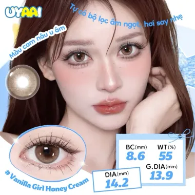 (GIÁ 1 ĐÔI) Lens 1 Ngày UYAAI bộ Sưu tập Gdia Giãn To
