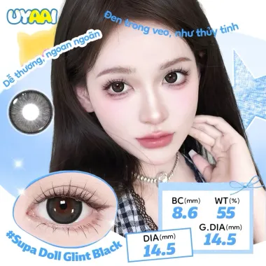 (GIÁ 1 ĐÔI) Lens 1 Ngày UYAAI bộ Sưu tập Gdia Giãn To