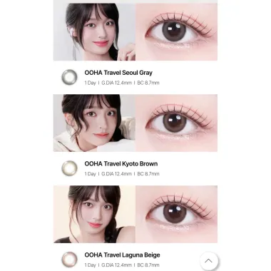 (Gía 1 ĐÔI) Series Lens 1 ngày OOHA chuẩn Hàn