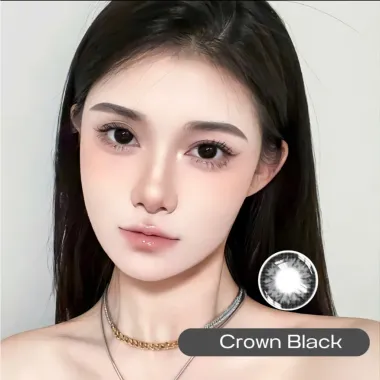CROWN COLLECTION (CROWN BLACK) – Mẫu lens giãn tròng đỉnh cao 14.5mm từ Fresh Lady