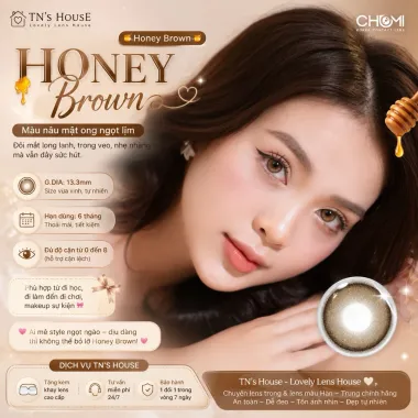 Honey Brown Tông nâu mật ong giãn nhẹ 14.2mm Len 6 tháng