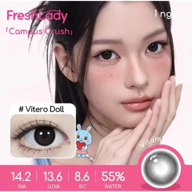 Lens 1Day FRESH LADY/UYAAI NỘI ĐỊA TRUNG CHỨA VITAMIN B