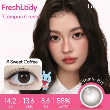 Lens 1Day FRESH LADY/UYAAI NỘI ĐỊA TRUNG CHỨA VITAMIN B