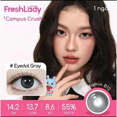 Lens 1Day FRESH LADY/UYAAI NỘI ĐỊA TRUNG CHỨA VITAMIN B