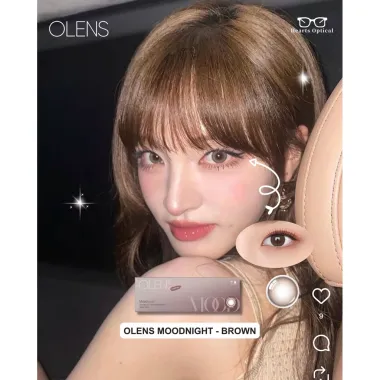  LENS 1DAY Moodnight Brown chính hãng từ OLENS