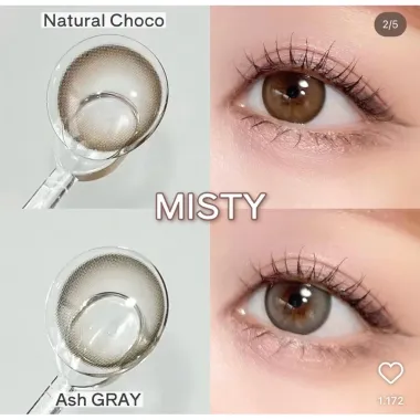 Lens 1Day OLENS MISTY – ASH GRAY & CHOCO