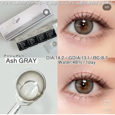 Lens 1Day OLENS MISTY – ASH GRAY & CHOCO