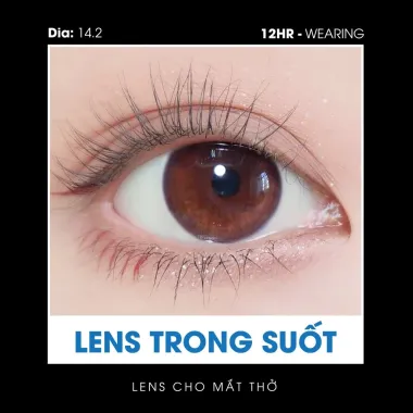 Lens 1DAY TRONG SUỐT cho mắt thở Vivimedi Oxy Plus 24h (iá 1 chiếc)