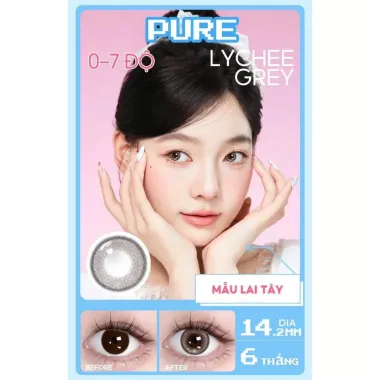 (Giá 1 chiếc) Lens 1 Ngày Trong Suốt Chống Ánh Sáng Xanh Xing Eyes