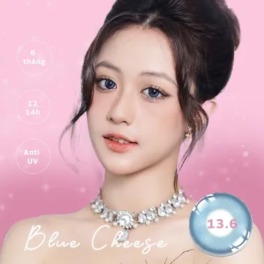 LENS CHEESE BLUE – Màu Xanh Biếc giãn nhẹ 14.2mm