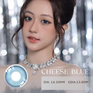 LENS CHEESE BLUE – Màu Xanh Biếc giãn nhẹ 14.2mm