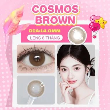 Lens COSMOS SERIES không giãn 14.0mm tự nhiên-6 tháng Fresh Lady