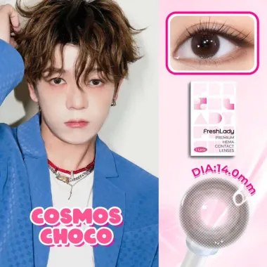 Lens COSMOS SERIES không giãn 14.0mm tự nhiên-6 tháng Fresh Lady