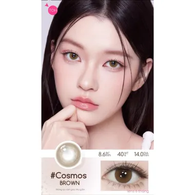 Lens COSMOS SERIES không giãn 14.0mm tự nhiên-6 tháng Fresh Lady