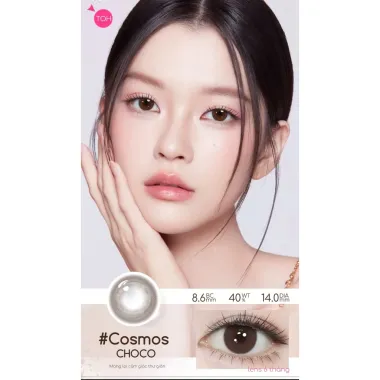 Lens COSMOS SERIES không giãn 14.0mm tự nhiên-6 tháng Fresh Lady