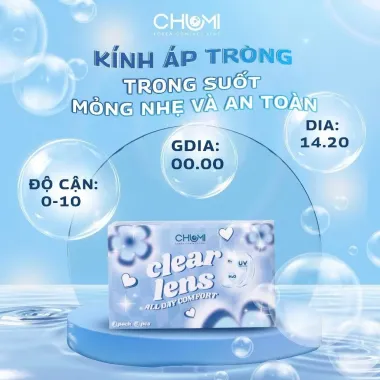 Lens trong suốt mắt thở cho mắt thở 14h Chumi