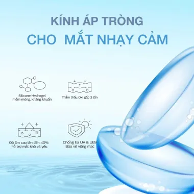 Lens Trong Suốt Mắt Thở 14h Chumi