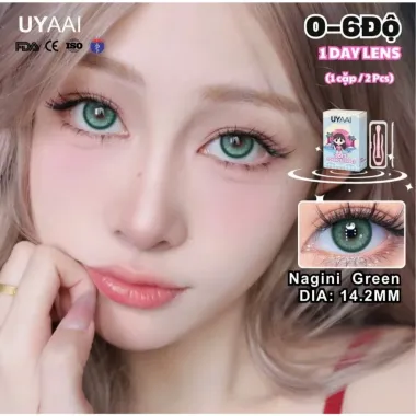 Series Lens 1 Ngày UYAAI Nagini giãn nhẹ 14.2mm (Giá 1 Đôi)