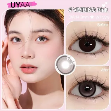 Series lens 1 ngày VIVIRING – UYAAI giãn 14.2mm (Giá 1 Đôi)