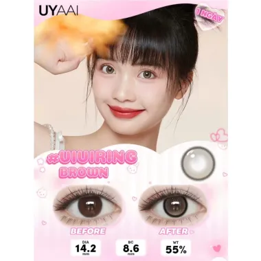 Series lens 1 ngày VIVIRING – UYAAI giãn 14.2mm (Giá 1 Đôi)