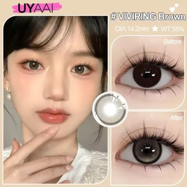 Series lens 1 ngày VIVIRING – UYAAI giãn 14.2mm (Giá 1 Đôi)