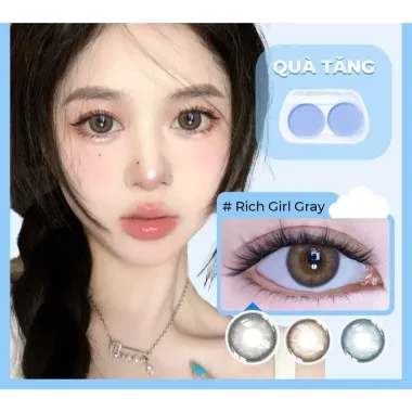 Series Mẫu Lens Rich Girl giãn nhẹ 14.2mm Fresh Lady 6 tháng ( Giá 1 đôi)
