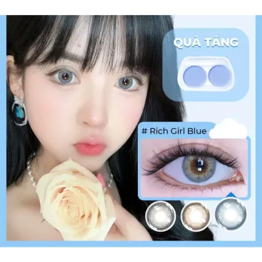 Series Mẫu Lens Rich Girl giãn nhẹ 14.2mm Fresh Lady 6 tháng ( Giá 1 đôi)