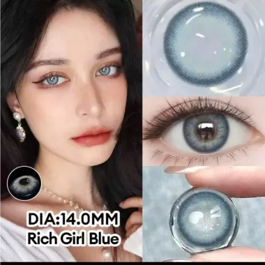 Series Mẫu Lens Rich Girl giãn nhẹ 14.2mm Fresh Lady 6 tháng ( Giá 1 đôi)