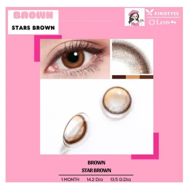 Series mẫu Stars Lens 1 Tháng - Xing Eyes