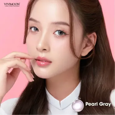 Tổng hợp Lens 1 ngày cận VIVIMOON khóa ẩm 2 mẫu Pear Gray và Kitten Eye Brown (Giá 1 chiếc)