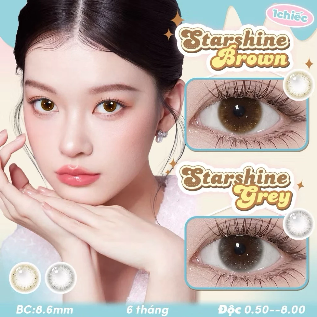 Series lens 6 Tháng Starshine giãn nhẹ 14,2mm ( Giá 1 chiếc)